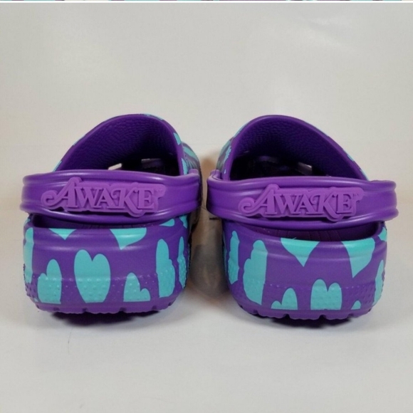Crocs, Awake NY, purple and turquoise. - Picture 2 of 4